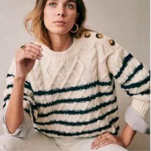 Sezane James Wool Jumper, Sz M